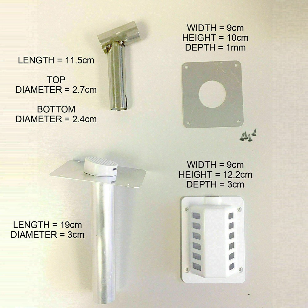 3-Way Propane Gas Fridge Camper Caravan RV Motorhome LPG 12V 110V Cooler 40L