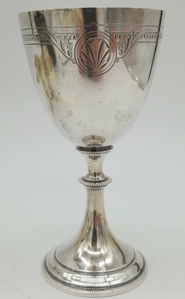 EARLY WHITING STERLING SILVER GOBLET / CHALICE