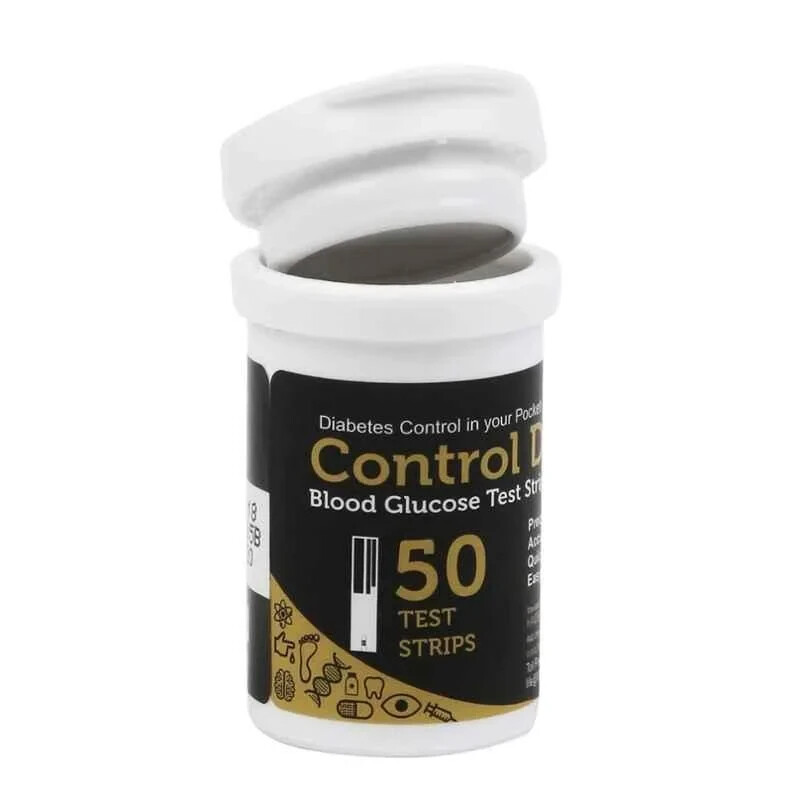 CONTROL D -400 Blood Glucose Test 400 Strips Long expiry