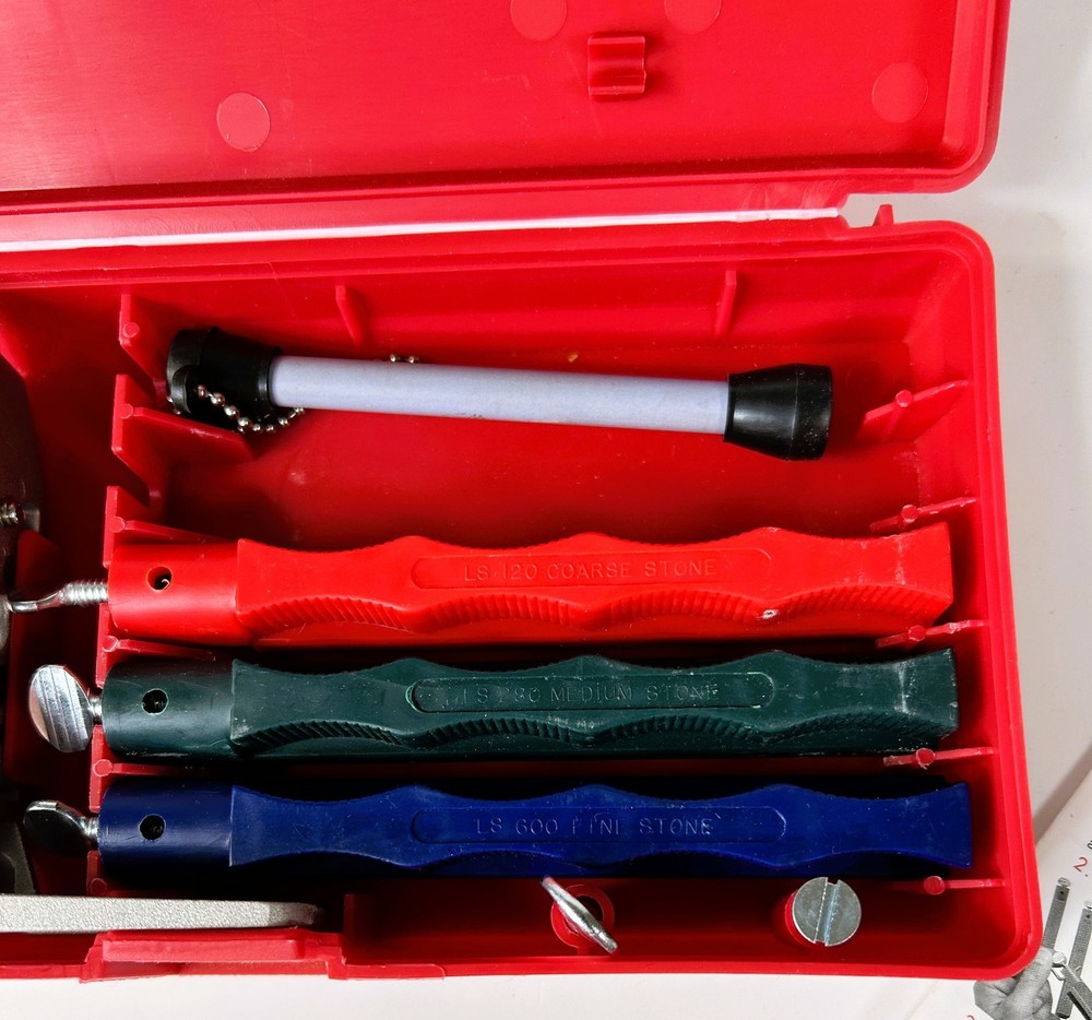 Lansky Deluxe Stone Sharpening System READ DESC