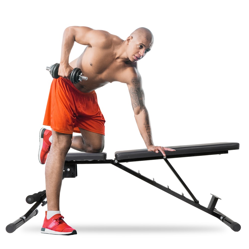 Adjustable Weight Bench Foldable Utility Strength Training Workout Bench 700LBs