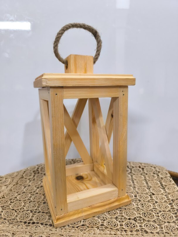 Handmade decorative lantern table lamp battery powered Multicolor 15cm*15cm*20cm