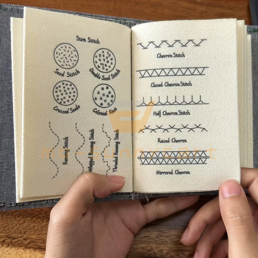 New Embroidery Stitch Book Kit for Beginners with Complete Toolkit