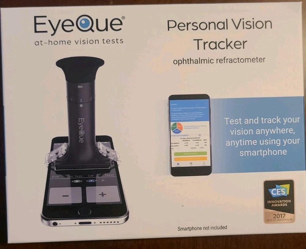 EyeQue Personal Vision Tracker Ophthalmic Refractometer Home Test Kit