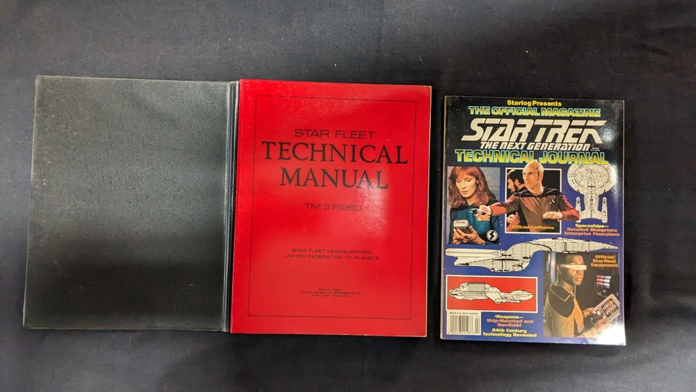 Star Trek Star Fleet Technical Manual, TMP Blueprints, & TNG Technical Journal!