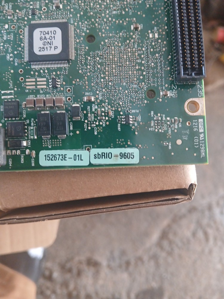 National Instruments (NI) sbRIO-9606 single-board controller.