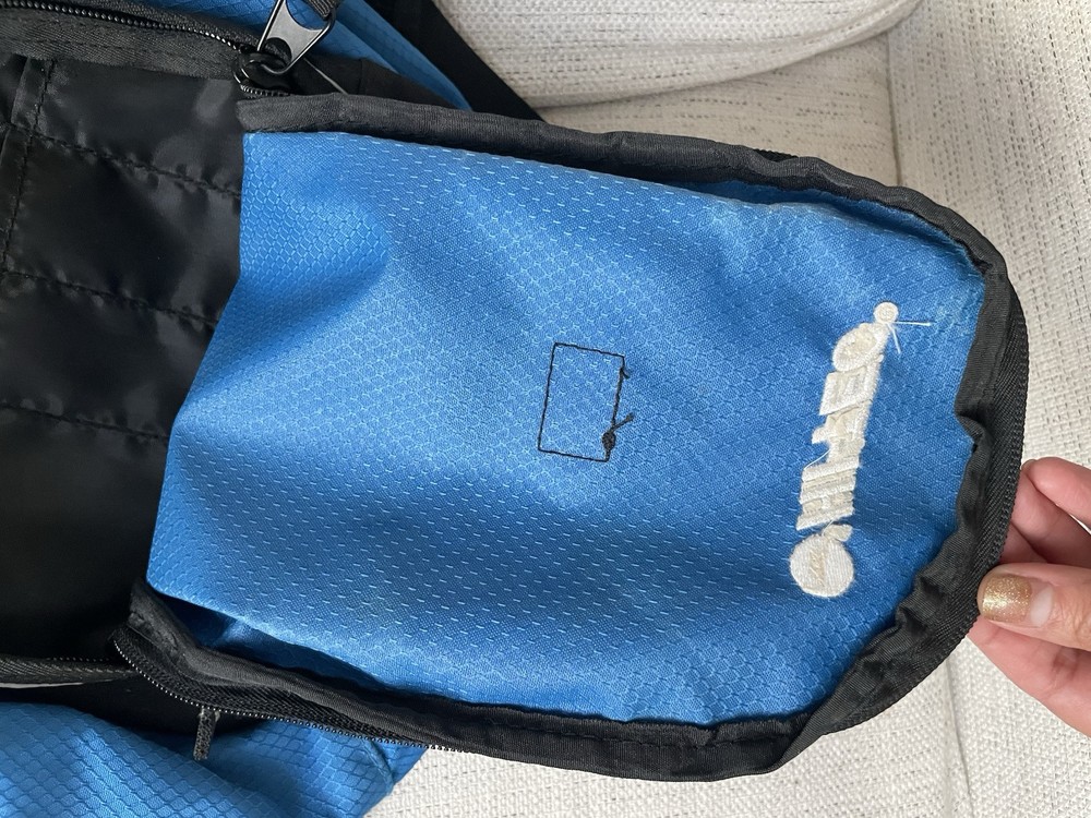 Hi-Tec Hydration Hiking Backpack – Blue & Black (No Bladder) -Preowned