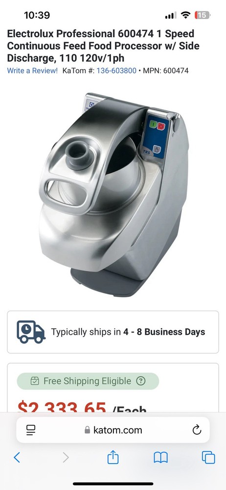 Electrolux Food Processor