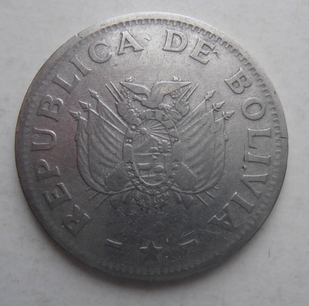 BOLIVIA 50 CENTAVOS 1987