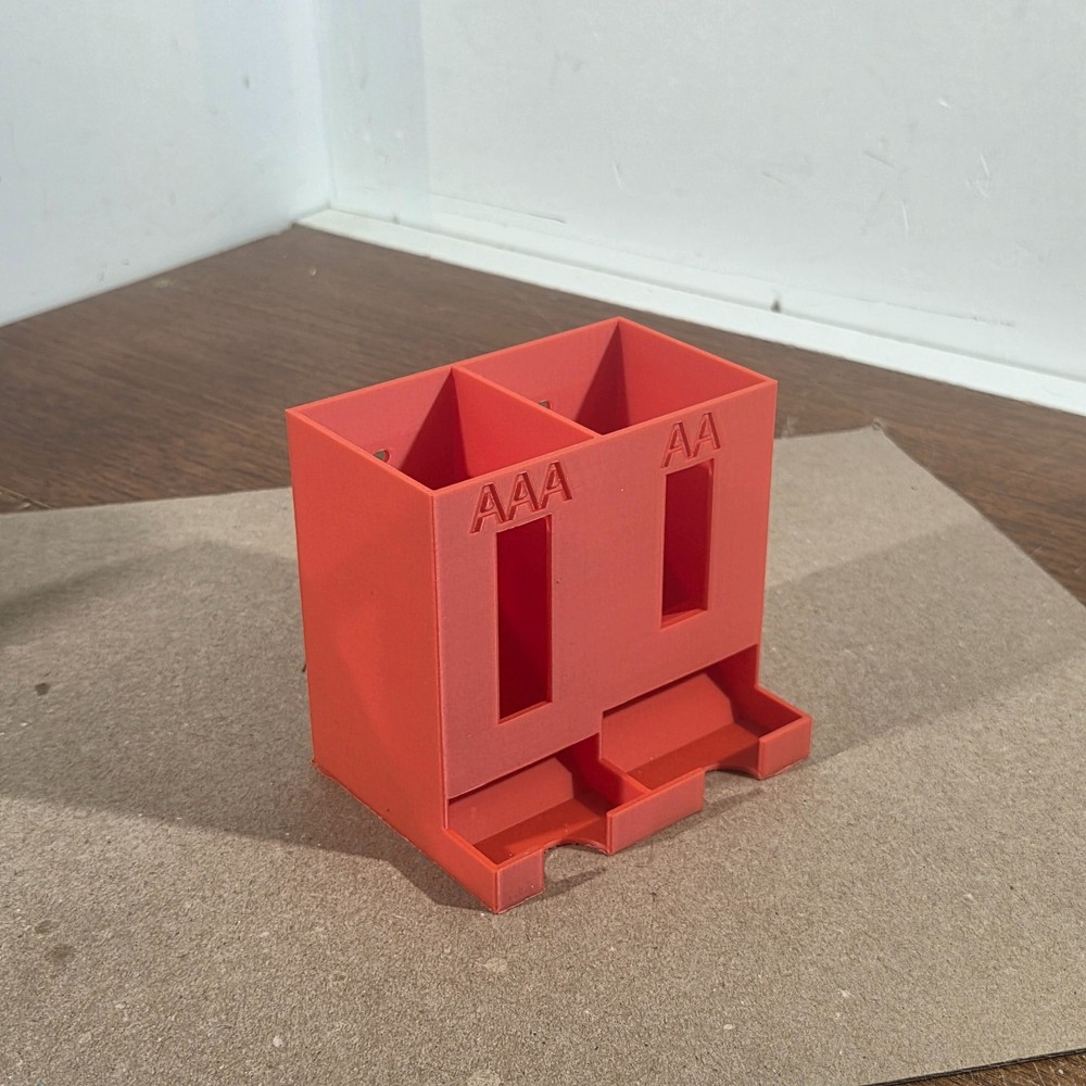 Battery Storage Dispenser Organizer AA Battery AAA Battery