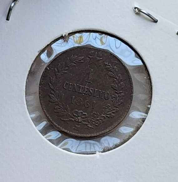 1861 Italy 1 Centesimo bg
