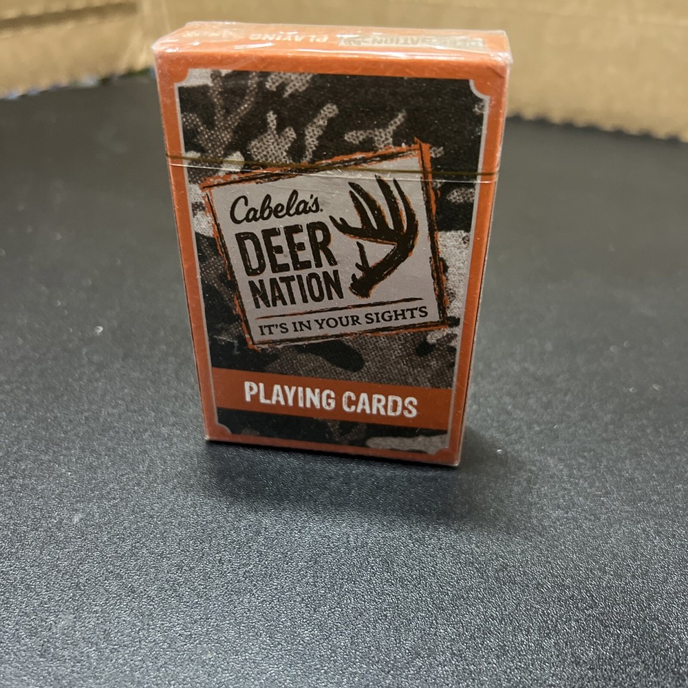 Cabelas Deer Nation Playing Cards Sealed