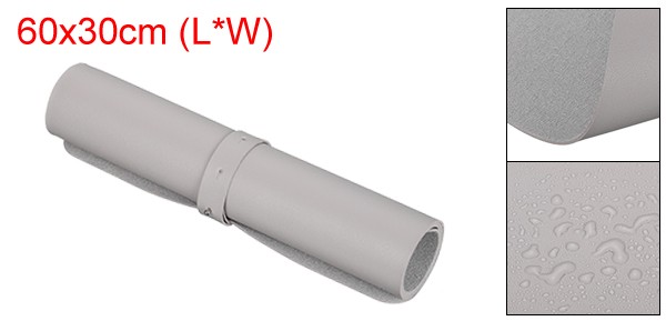 1Pcs 24"x12" Desk Mat Protector Gray