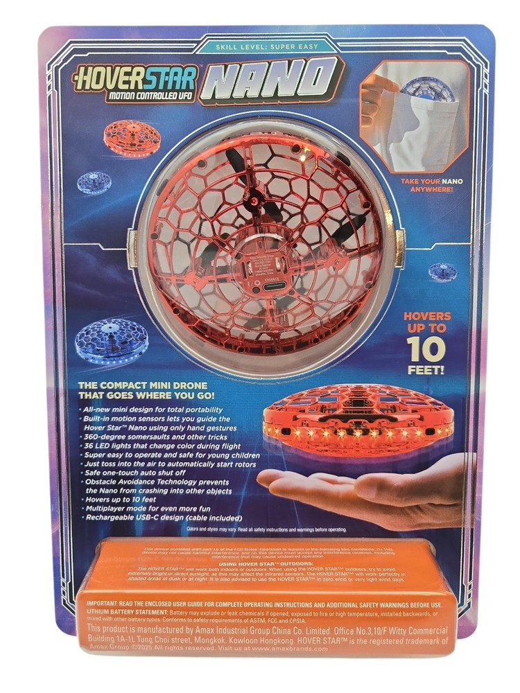 Hover Star Nano Motion Controlled Edition Red Color
