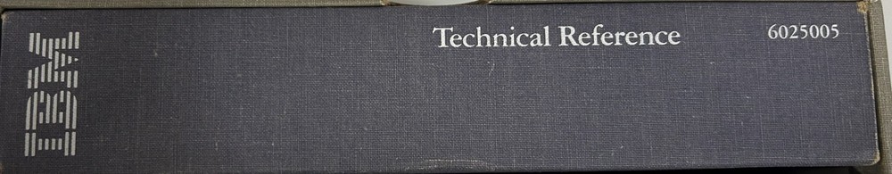 IBM Personal Computer Technical Reference Manual