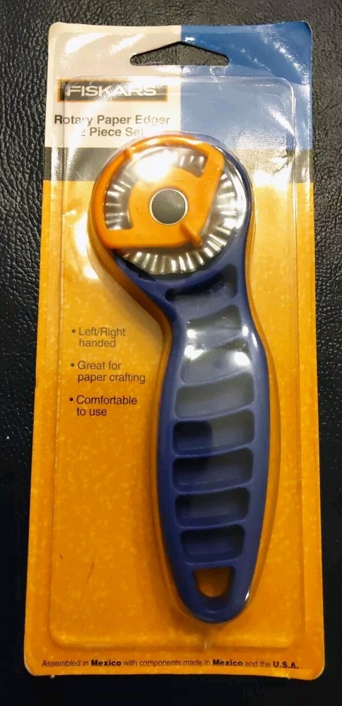 FISKARS ROTARY PAPER EDGER 2 pc Set