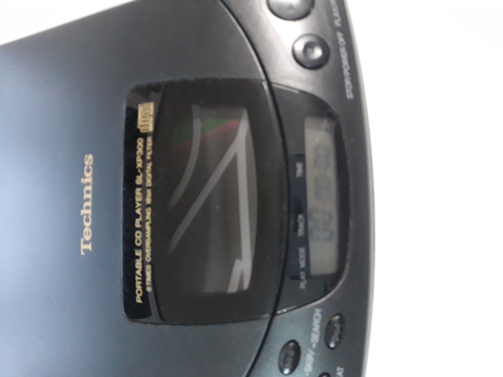 Technics SL-XP300 CD Player Discman CD Walkman not working Black