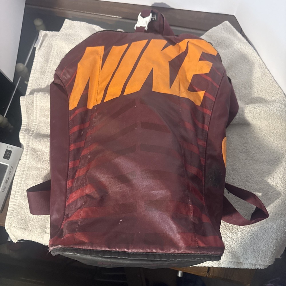 Nike Maroon Engineered Carry System Softball Baseball Backpack Bag