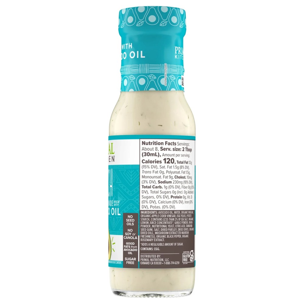 Primal Kitchen Ranch Dressing & Marinade 8 fl