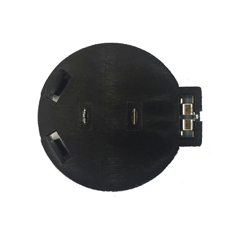Button Coin Cell Battery Socket Holder Case Storage Plastic Box 3V Black CR2450
