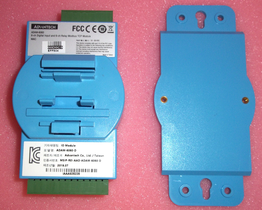 Advantech ADAM-6060 Data Acquisition Modules 6 bit D/I & 6 Ch Relay