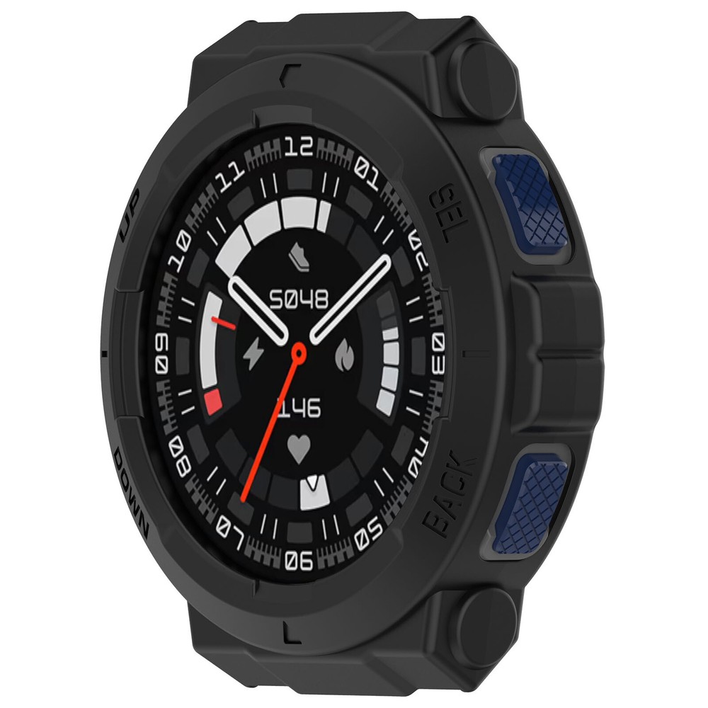 Armor Skeleton Protective Case Watch Case Watch for Amazfit Active Edge（A2212）