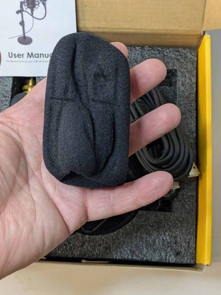 Desktop USB Microphone (Maono AU-A04 Series) w/ Stand & Pop Filter