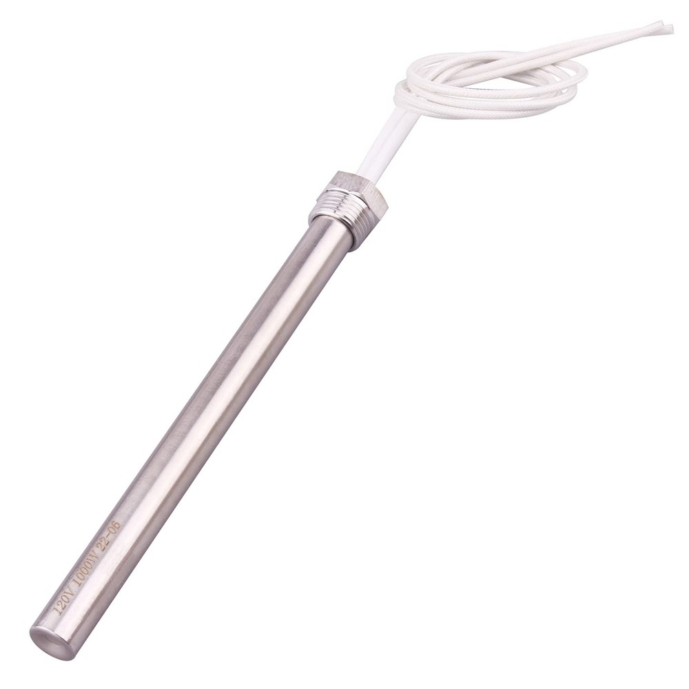 Immersion Cartridge Heater 120V 1000W Hot Rod Heating Element Replacement 1/2...