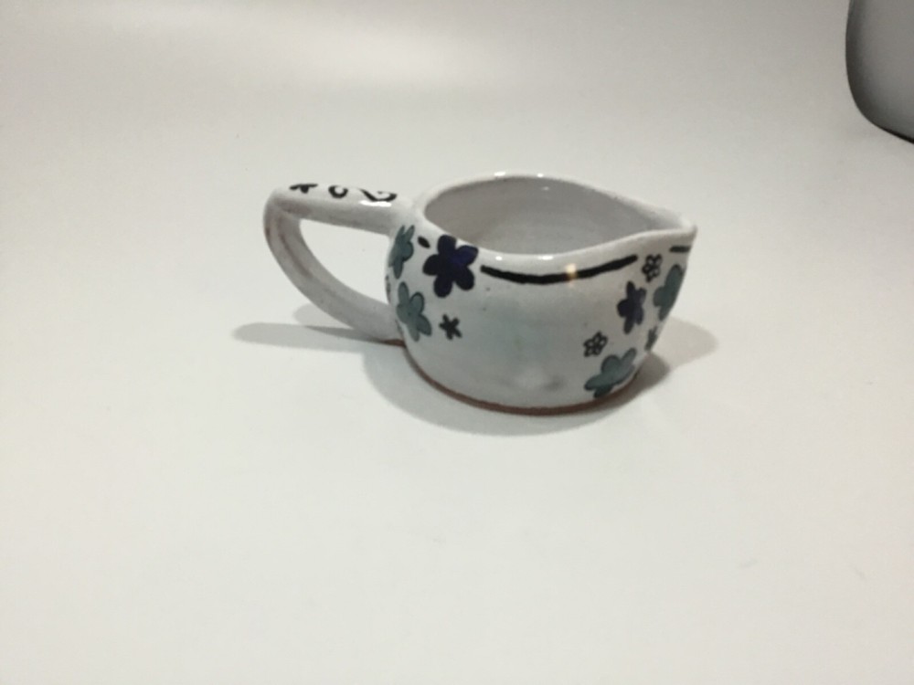 Signed KK Art Pottery Studio Creamer