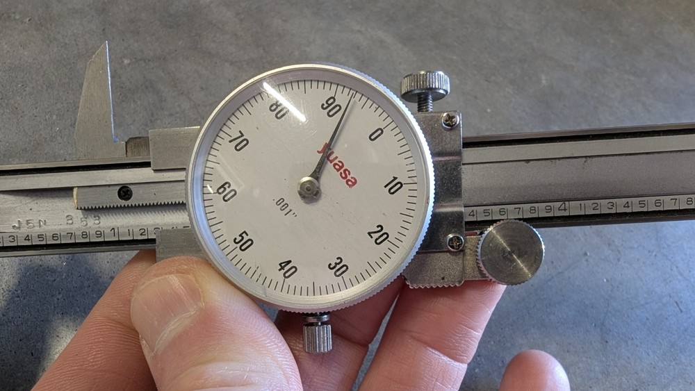 BROKEN Yuasa 6" dial calipers .001" precision