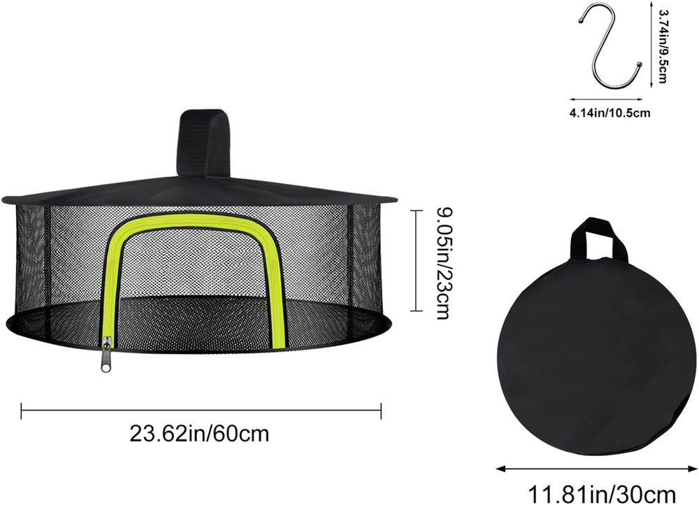 1 Layer Herb Drying Rack, Herb Drying Rack Hanging Mesh, Foldable Bud Drying Net