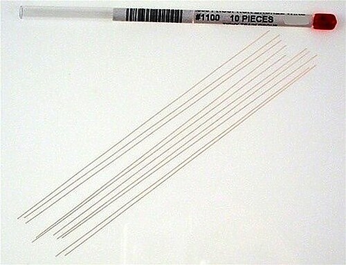 Tichy-Train .008 Phosphor Bronze 8'' Wire (10) - Model Railroad Electrical