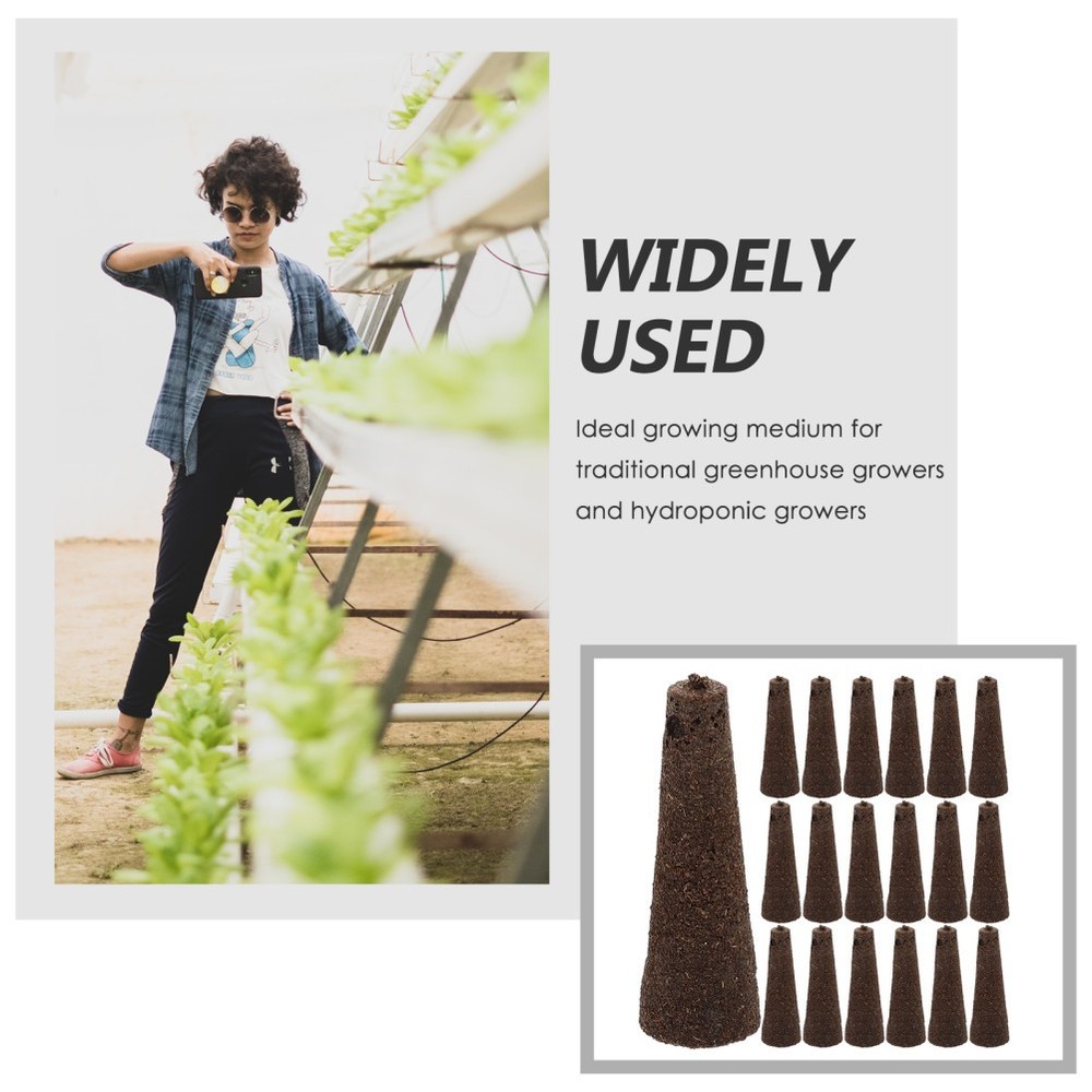 50 Pcs Hydroponic Sponges Grow Cotton Hydroponics Growing System