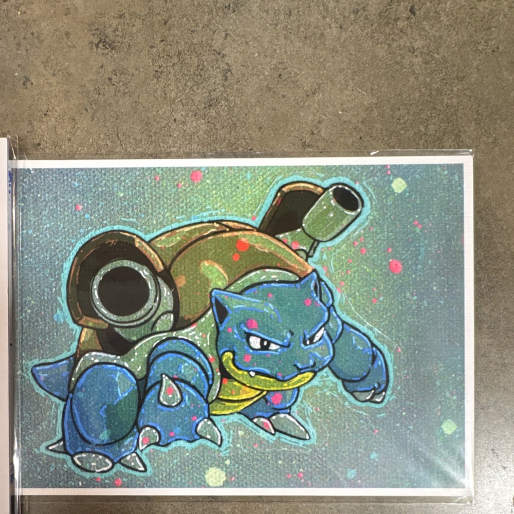 Pokémon Blastoise Small Painting