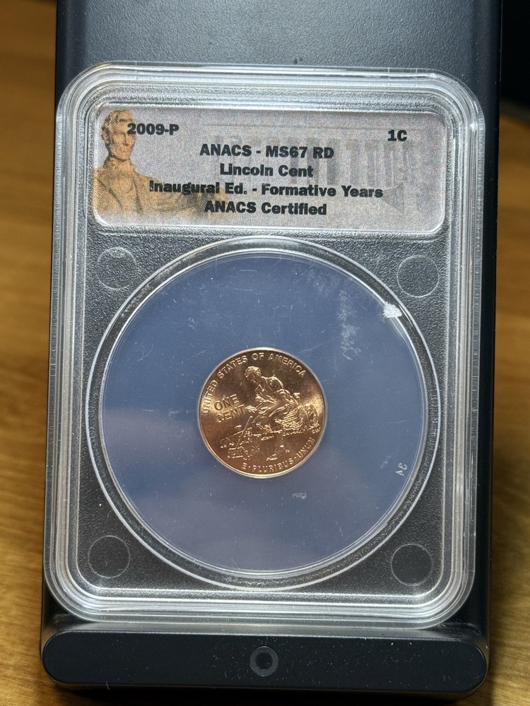 2009-P 1c Inaugural Ed Formative Years MS67 RD ANACS