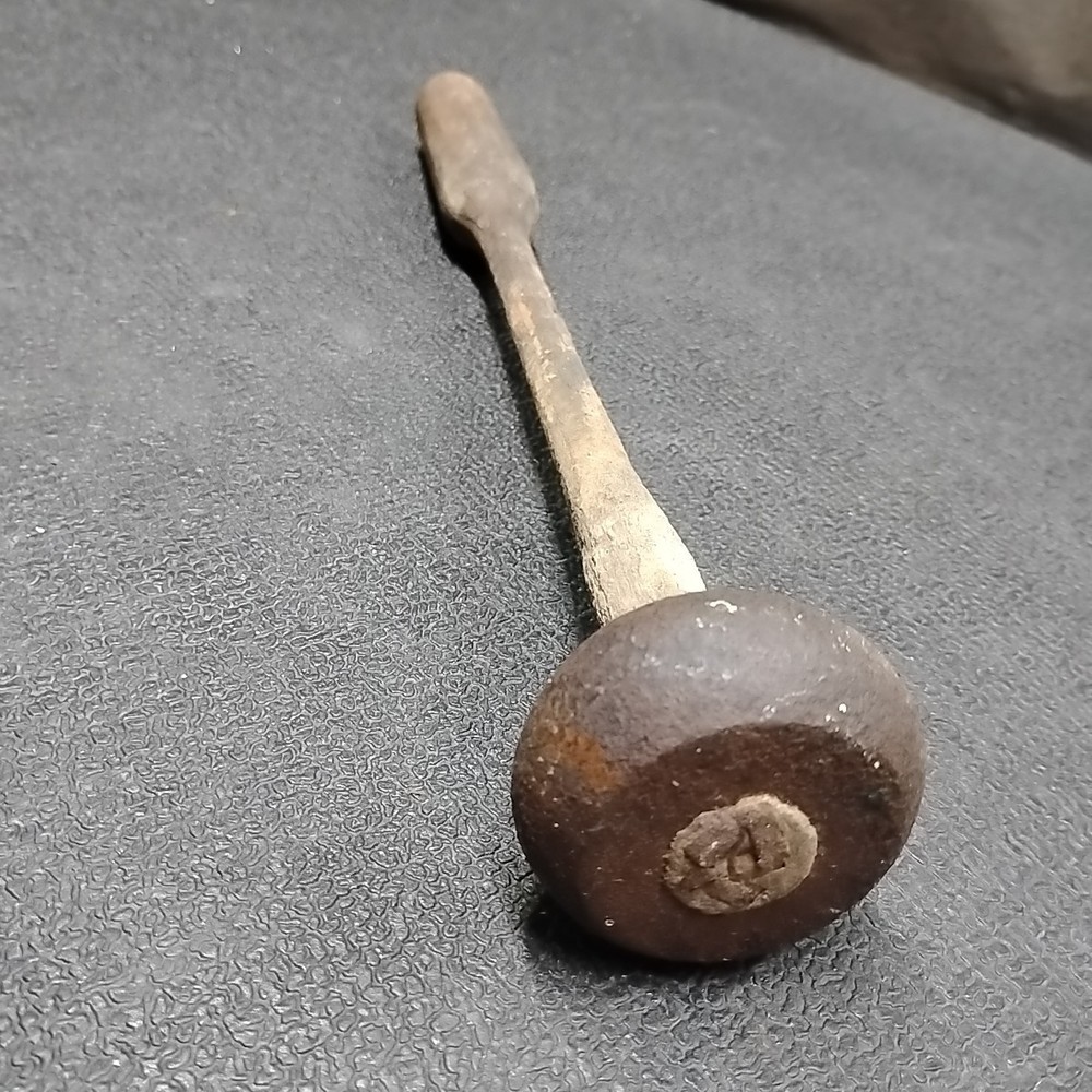 Antique Macadamizing Knapping Napping Rock Stone Dressing Hammer