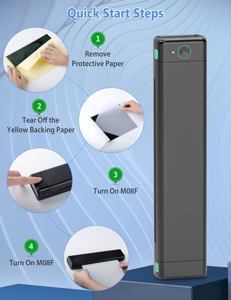 Phomemo M08F Tattoo Transfer Copier Printer Thermal Stencil Printer Paper Makers