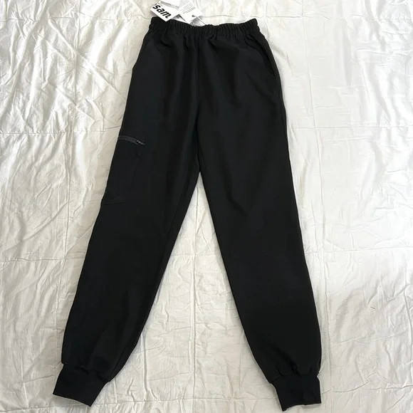 Black Scrub Jogger Set Size X-Small