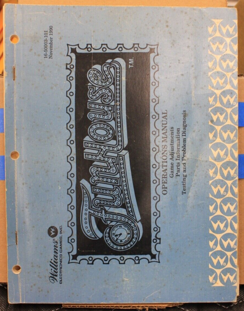 Funhouse Pinball Operations Manual - Williams