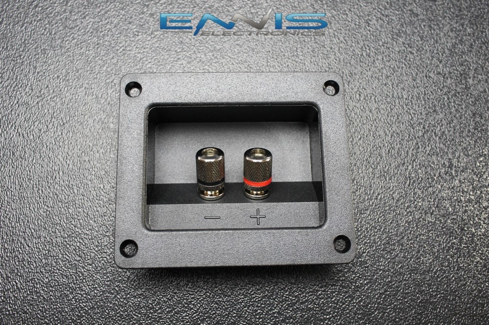 (1) SQUARE SPEAKER JACK TERMINAL CUP SCREW SPEAKER SUBWOOFER BOX TCSB