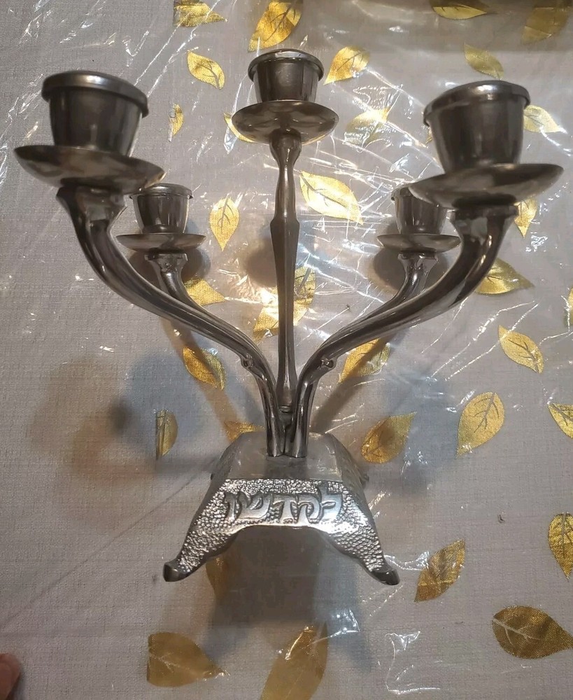 Antique Silver Candelabra (Shabbes)