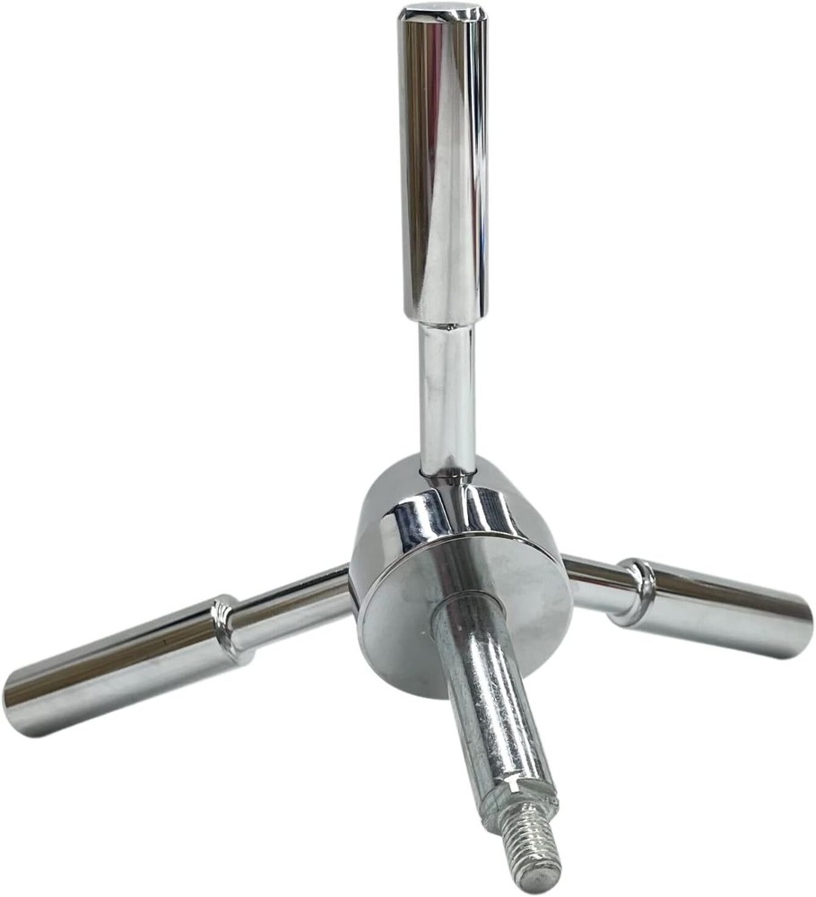 3 Spoke Gun Safe Handle Replacement, Black Heavy-Duty Handle for Gun Safe