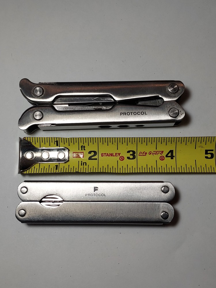 2 Protocol Multi Tools - Pliers, Blade, Screwdrivers