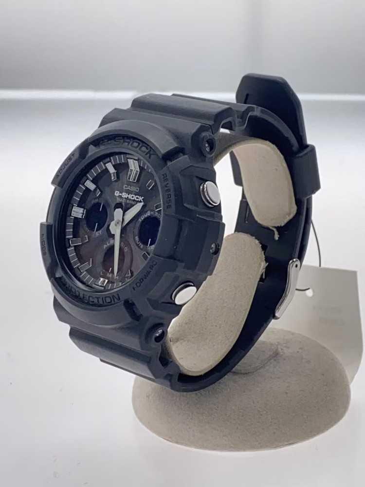 CASIO solar watch G SHOCK digital analog rubber GRY BLK