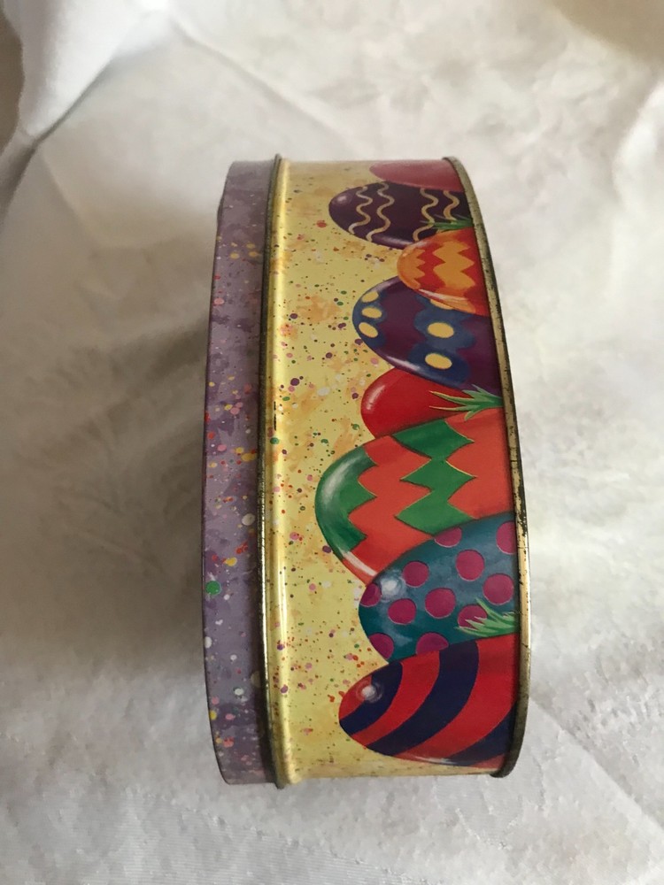 2 Vintage Easter Bunny tins