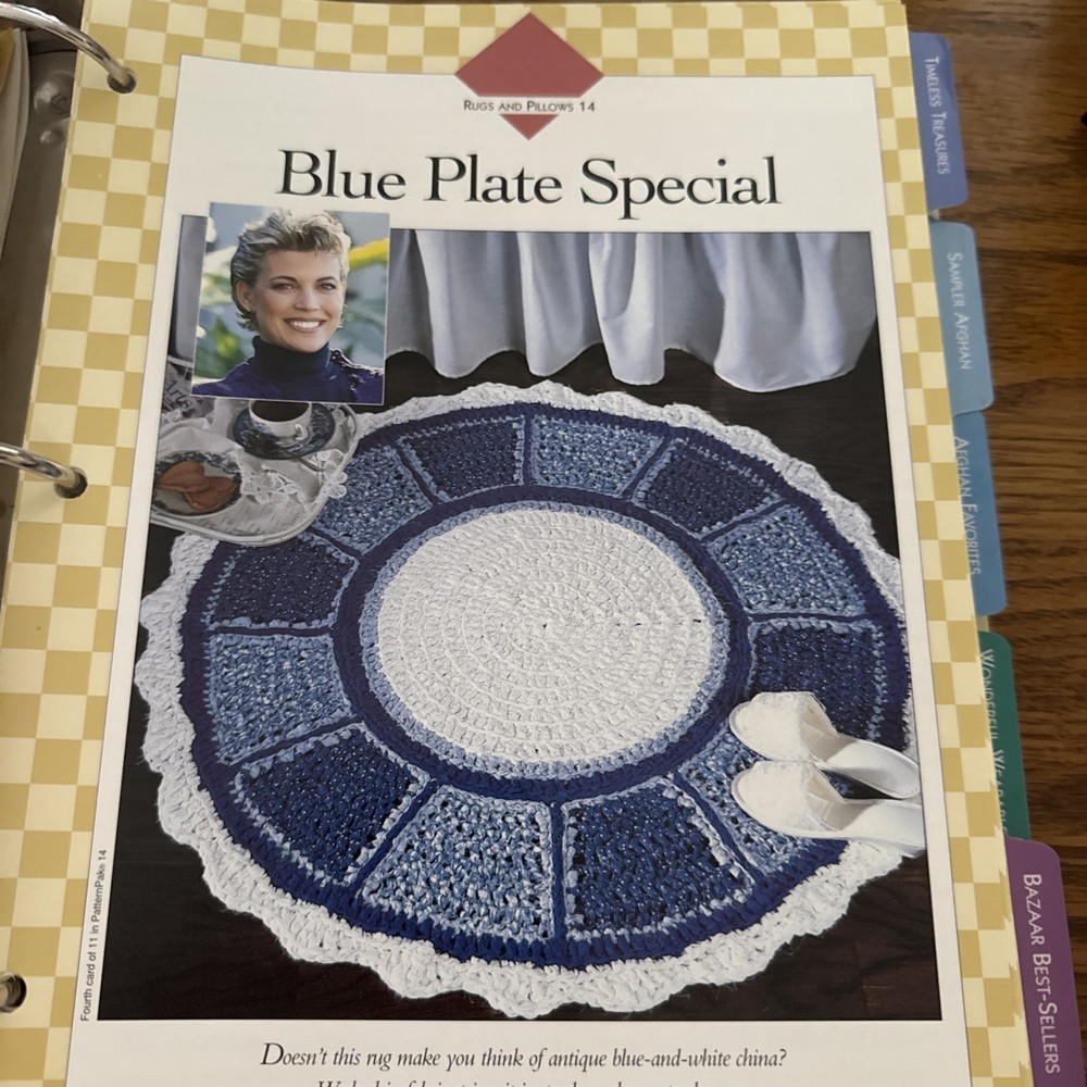 CROCHET ~ “Rugs and Pillows” ~ 10 PATTERNS ONLY~