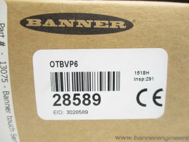 BANNER ENGINEERING OTBVP6 28589 NSMP