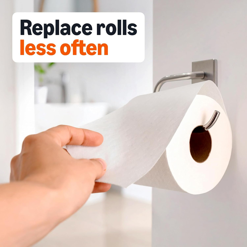 1000 Sheet 1-Ply Bath Tissue, 8 Rolls, Septic Safe