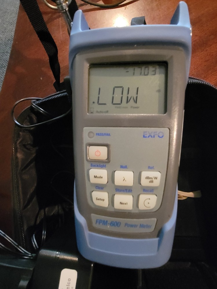 EXFO FPM-600 Power Meter & FLS-600 Handheld Light Source Set