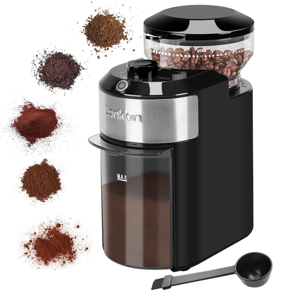 Burr Coffee Grinder Electric - Adjustable Burr Grinder with 28 Precise Grind Set
